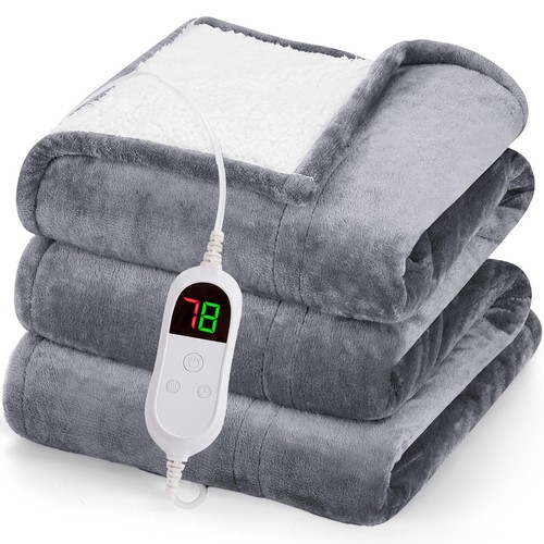 Electric heated blanket throw - blanket,